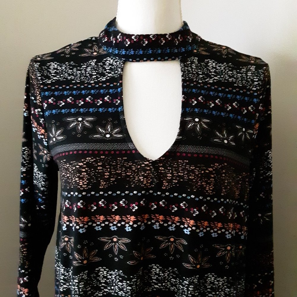 Derek Heart Keyhole Dress Size L